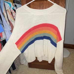 American Eagle Rainbow Sweater